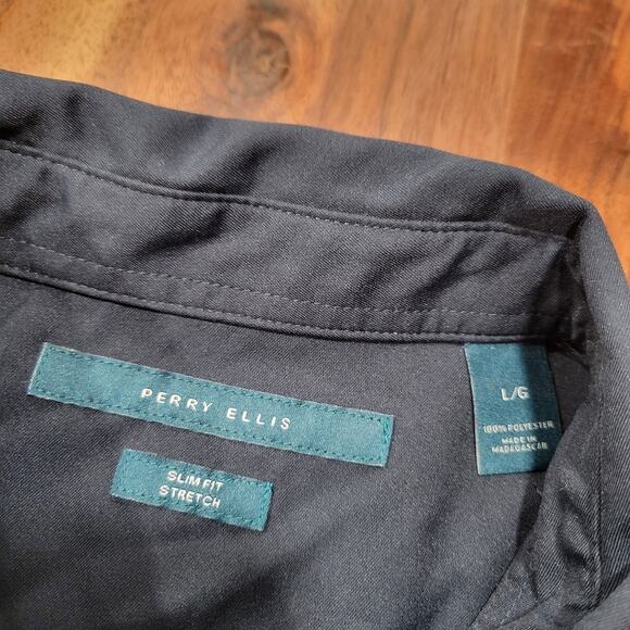 Perry Ellis Button Front Shirt Size XL - Picture 4 of 6